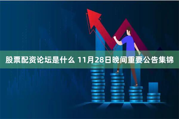 股票配资论坛是什么 11月28日晚间重要公告集锦